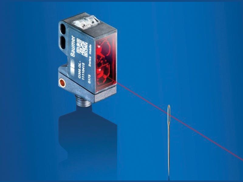 Baumer’s O300 miniature laser sensors allow precise detection of small objects
