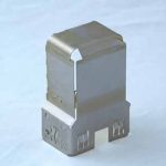 The final electrical shield stamping, as shown in ESPRIT
