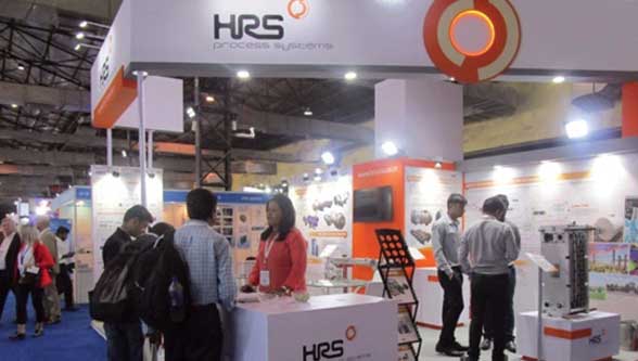 HRS PSL displayed their range of heat transfer technology for Chemical Industry at Chemprotech 2019