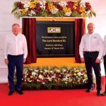 Mr. Vipin Sondhi, MD & CEO, JCB India; Mr. Lord Bamford, Chairman JCB Group; Mr. Mark Turner, COO, JCB Group & Mr. Subir Chowdhury, COO JCB India