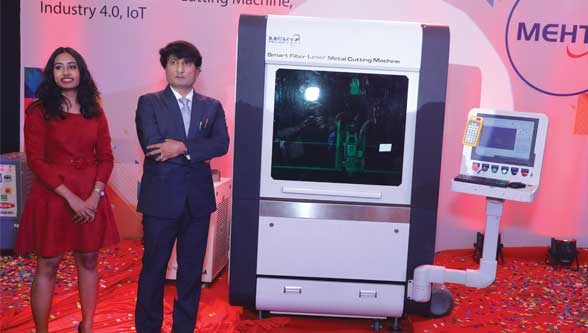 Mehta Cad Cam launched India's first Smart Fiber Laser Cutting Machine equipped with IoT as per industry 4.0 | ENGINEERING REVIEW | Manufacturing | Industrial Sector Magazine & Portal | Indian