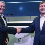R to L-Klaus Helmrich, Member of the Managing Board, Siemens AG and CEO