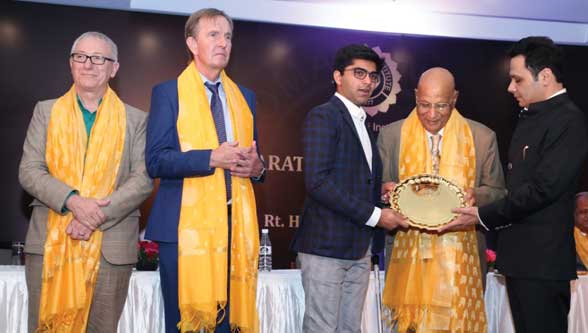 Snehal Gohel, CEO, Shiv Om Brass Industries receives acclaimed award