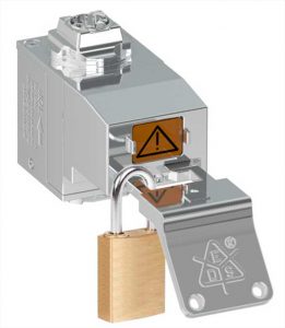 Padlock module to integrate LOTO-functions into SAFEMASTER STS system