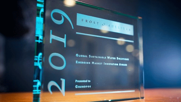 Global innovation award for sustainable water solutions