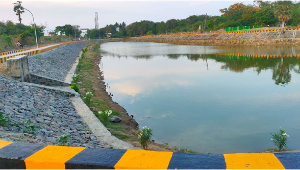 Grundfos India restores a 2.5 Acre Pond in Chennai