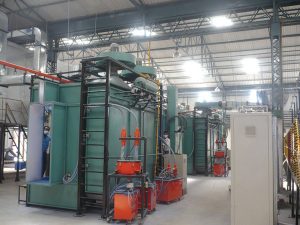 INTECH’s Conveyorised Manual Powder Coating Booth with Multi-cyclone and Coating Equipment 