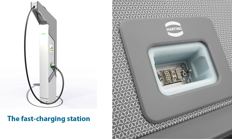 fast charging station harting