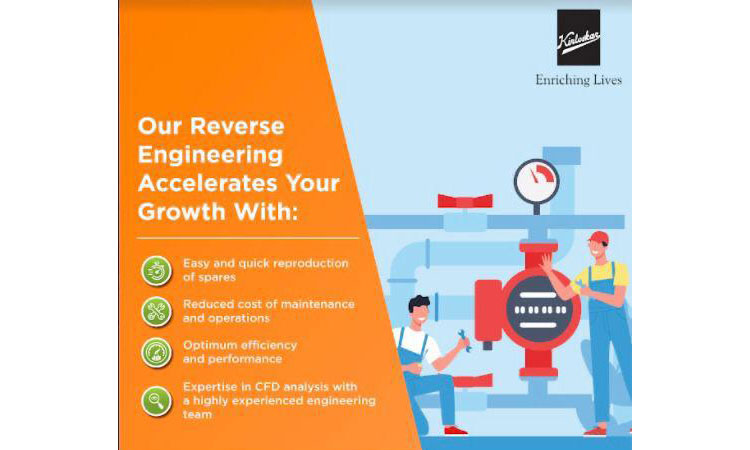 Reverse engineering by Kirloskar Group Company