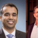 (L-R)Rajeev Sonthalia, President Digital Integration, Schlumberger and Andrew McCloskey Chief Technology Officer AVEVA