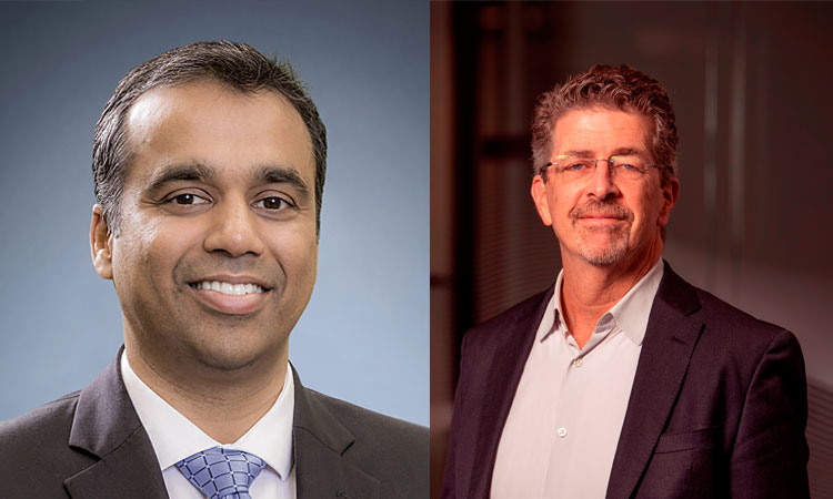 (L-R)Rajeev Sonthalia, President Digital Integration, Schlumberger and Andrew McCloskey Chief Technology Officer AVEVA