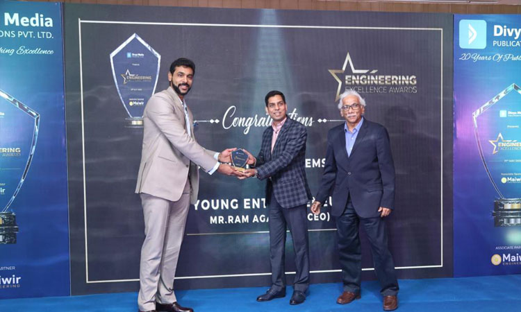 Mr. Ram Agarwal - CEO, Prostarm Info Systems Receives Engineering Excellence Award For Young Entrepreneur - Power Electronics Sector