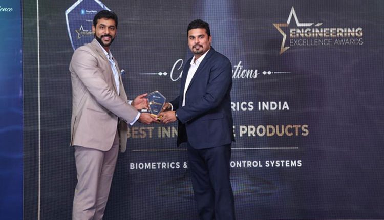 ZKTeco Biometrics India Wins Engineering Excellence Award For Best Innovative Products