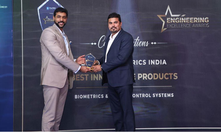 ZKTeco Biometrics India Wins Engineering Excellence Award For Best Innovative Products