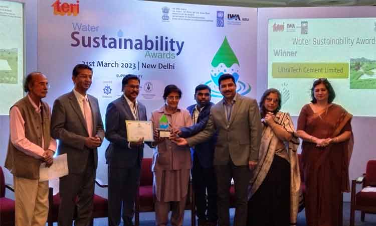 UltraTech Cement wins ‘TERI-IWA-UNDP Water Sustainability Award’