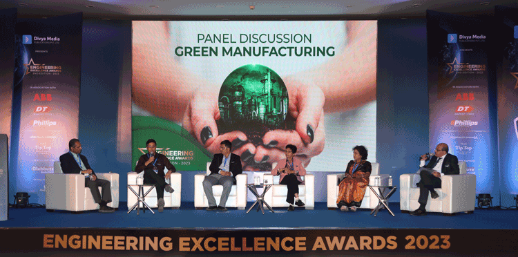 panel Discussion on Green Manufacturing at engineering Excellence Awards 2023