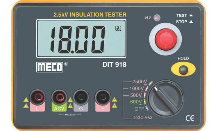MECO 2.5kV Digital Insulation Tester
