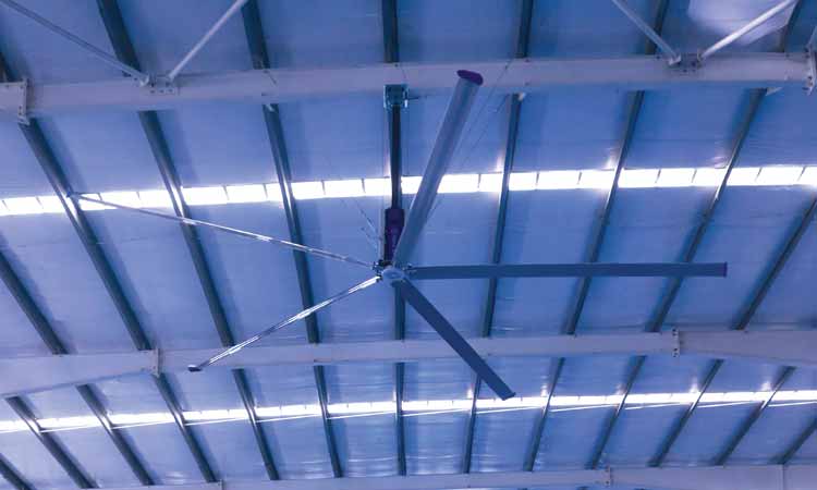 Marut Air’s High Volume Low-Speed (HVLS) fans