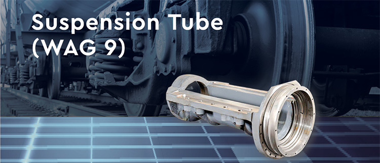 Mazak-Traction Motor Housing and Suspension Tube