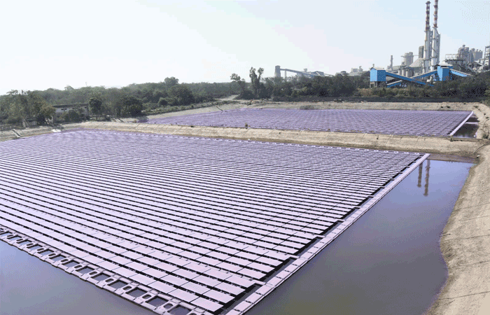 UltraTech deploys floating solar panels to boost renewable energy usage