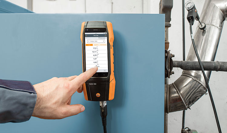 testo-300-Flue-gas-measurement